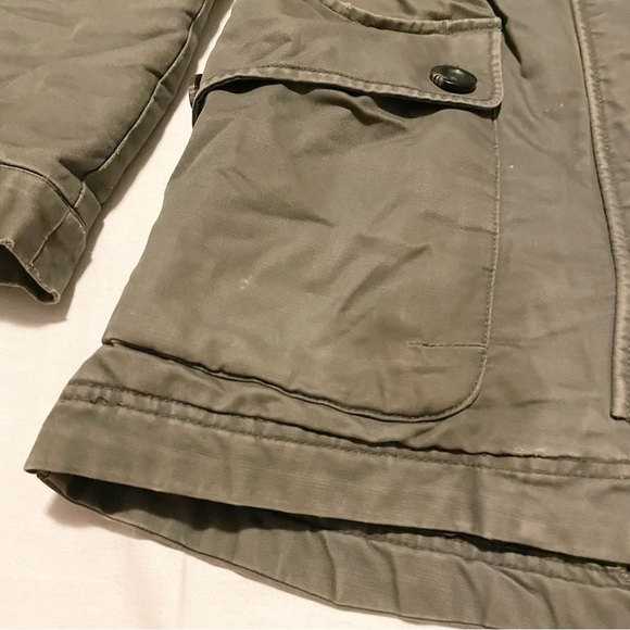 Roots Women's Hooded Green Parka Size Small Jacket - Picture 7 of 16